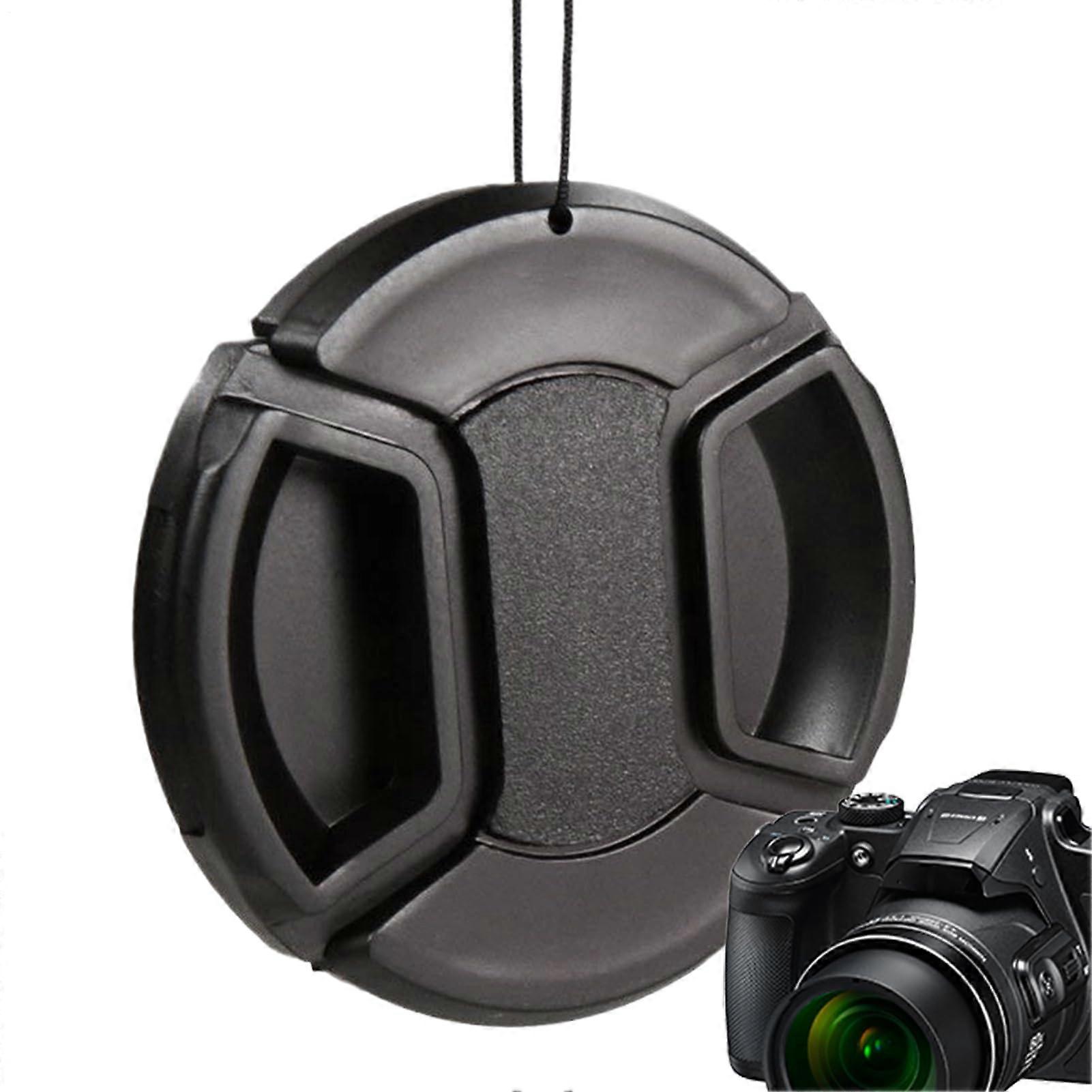 Front Lens Caps Cover 58mm AntiSlip Lens Cap Lid For Cameras Replacement Accessory For Photography, Vlogging, Filming