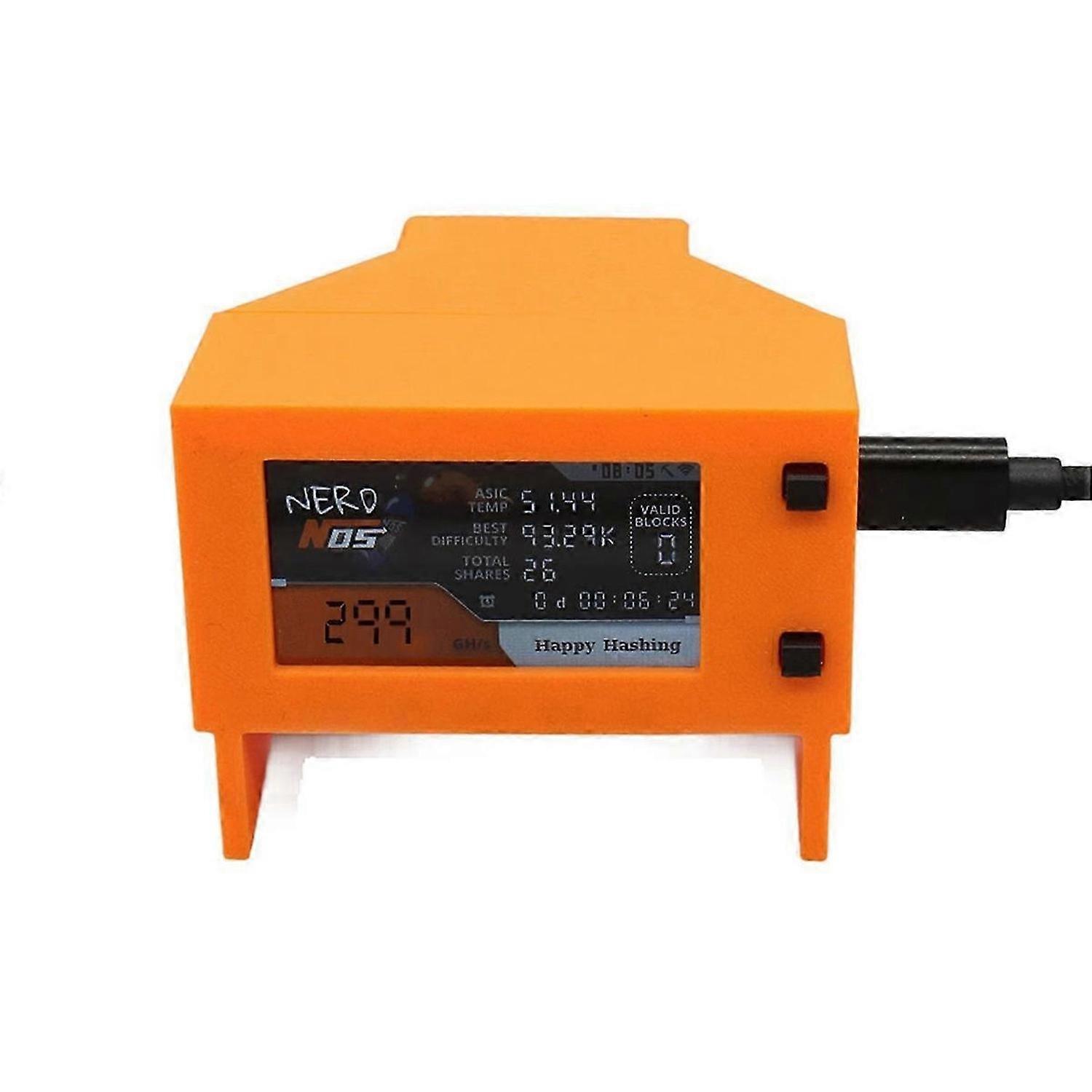 Nerdnos NerdMiner 80-300GH/S Bitcoin Solo Miner BTC Asic Miner WiFi  Connection Bitcoin Crypto Miner