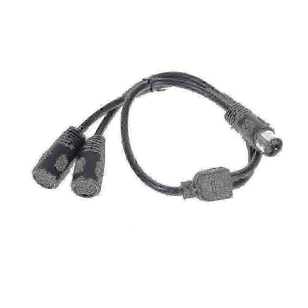 1x 50cm 5 Pin Midi Din Y Splitter Cable Adapter 1 Male Plug To 2 Female Socket HT