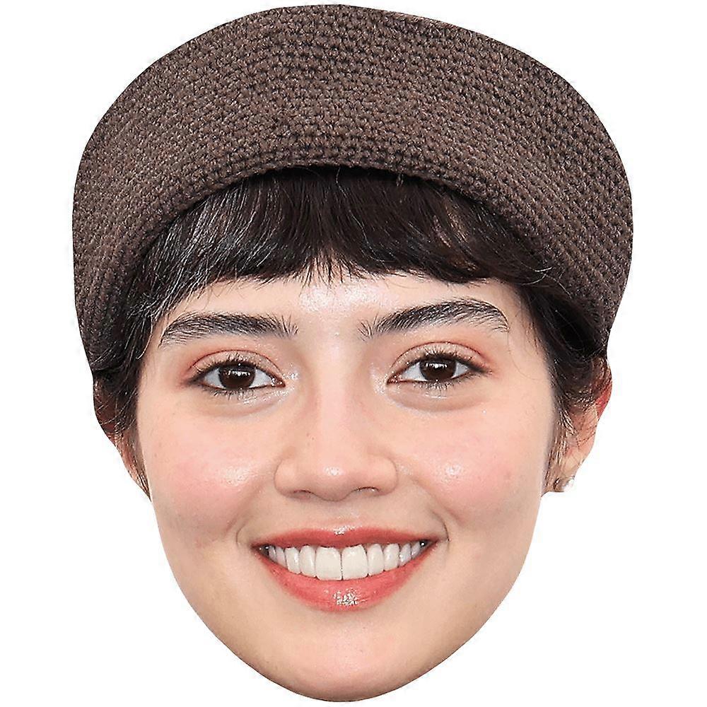 Hadis Nazari (Smile) Celebrity Mask, Flat Card Face