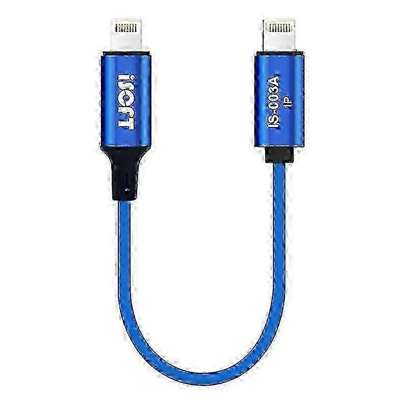 Lightning to Lightning Data Transfer Cable ISOFT IS-003A for Simple and Efficient Data Copying