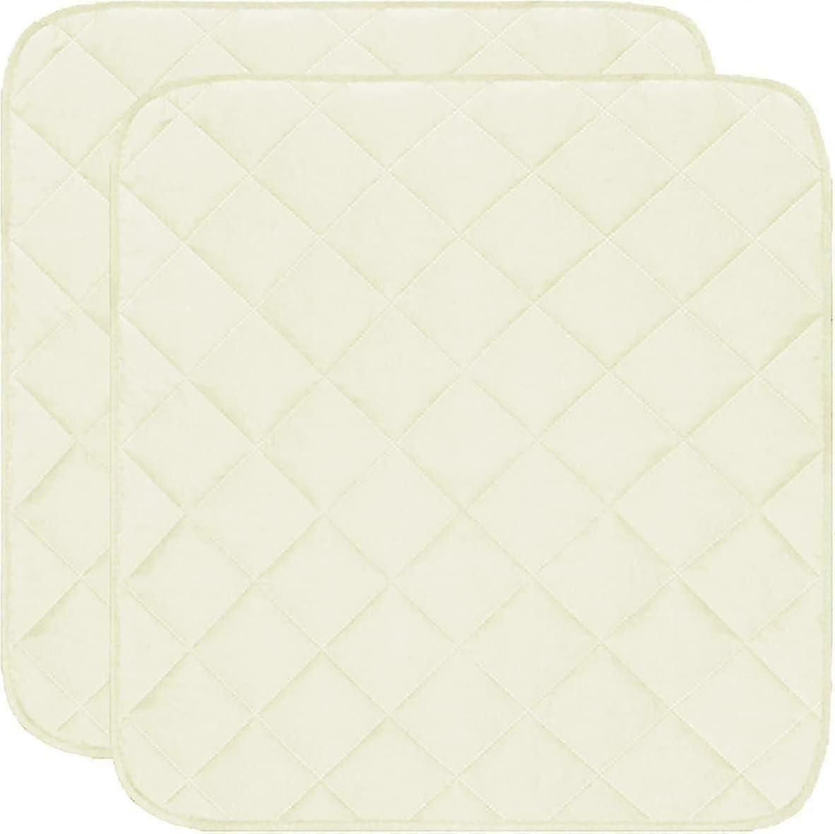 2 stk vaskbar setepute for inkontinens, 22x21 tommers vaskbar gjenbrukbar setebeskytter for rullestol bilsete sofa1