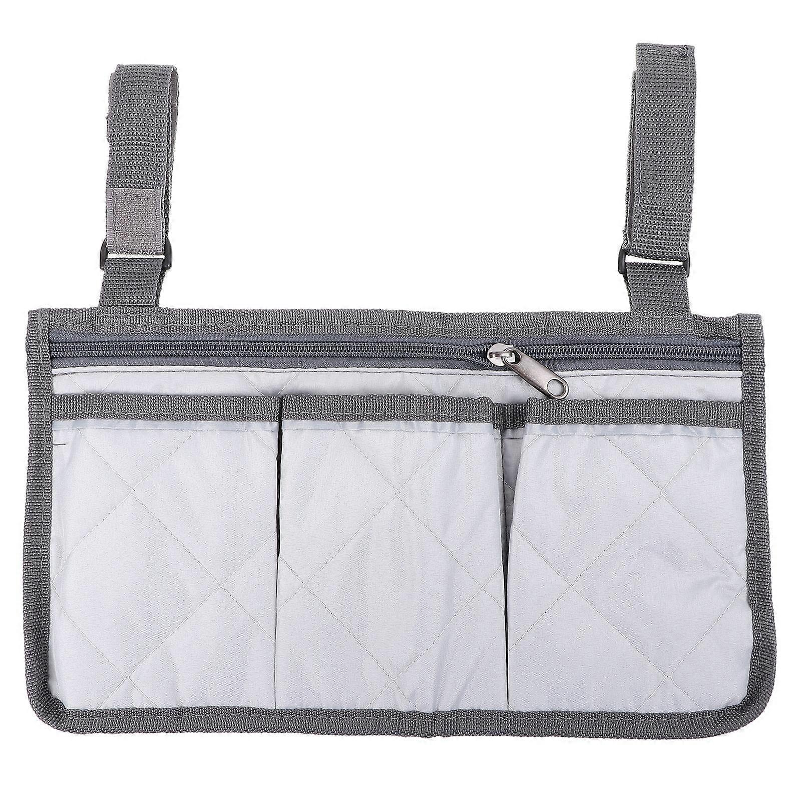 Wheelchair Pouch Bag for Storage Use Grey Color Durable Material