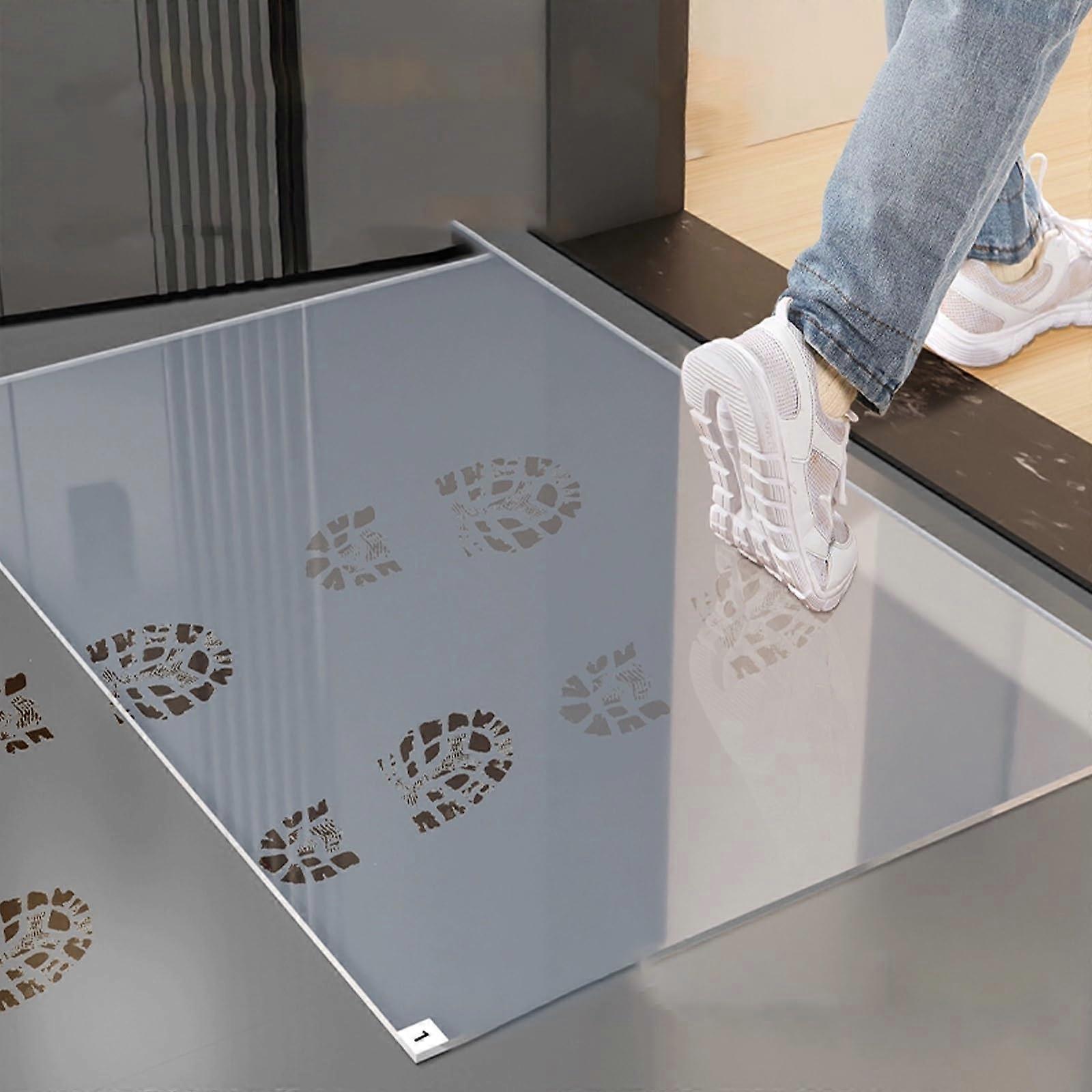 Disposable Adhesive Floor Mats 66x114 cm Sticky Surface For Dirt Removal In Cleanrooms, Laboratories, Hospitals