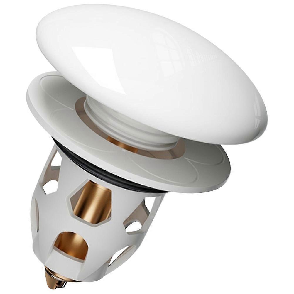 Anti-Clogging Sink Drain Plug Ceramic Stopper for Bathroom 4Pcs