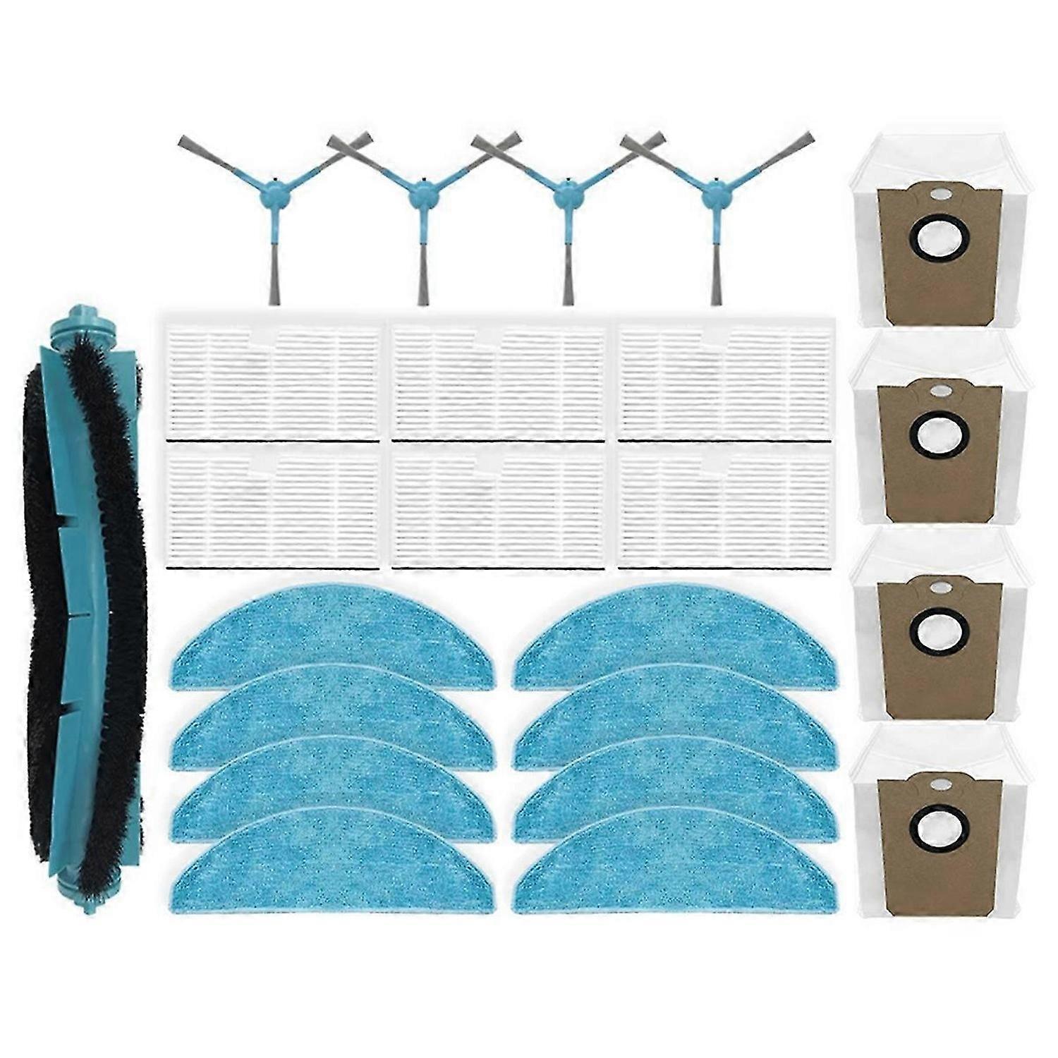 For G7, Bluebot Precision Plus, RC4S, EVOLUTION Parts Main Side Brush Filter Mop Bags
