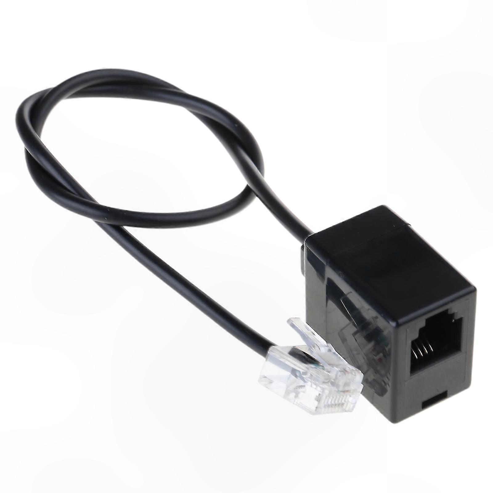 RJ45 to RJ11 Adapter Converter for Networking and Telecom Cables