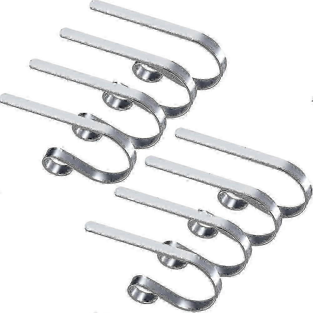 8件金属圣诞袜子架防滑安全圣诞袜架