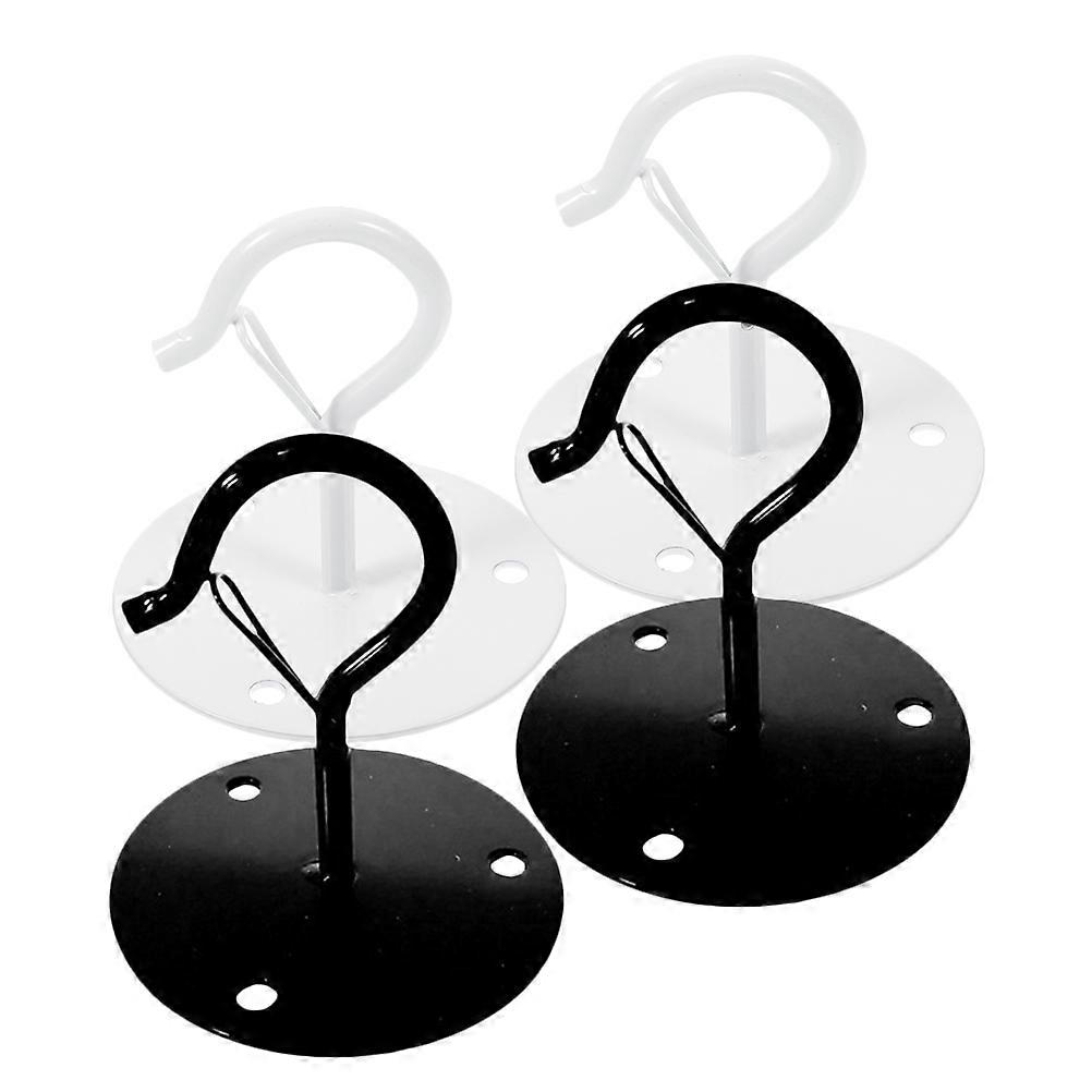 Planter Hooks Ceiling Hooks For Hanging Carbon Steel Material Multi-Function Office Storage 4Sets