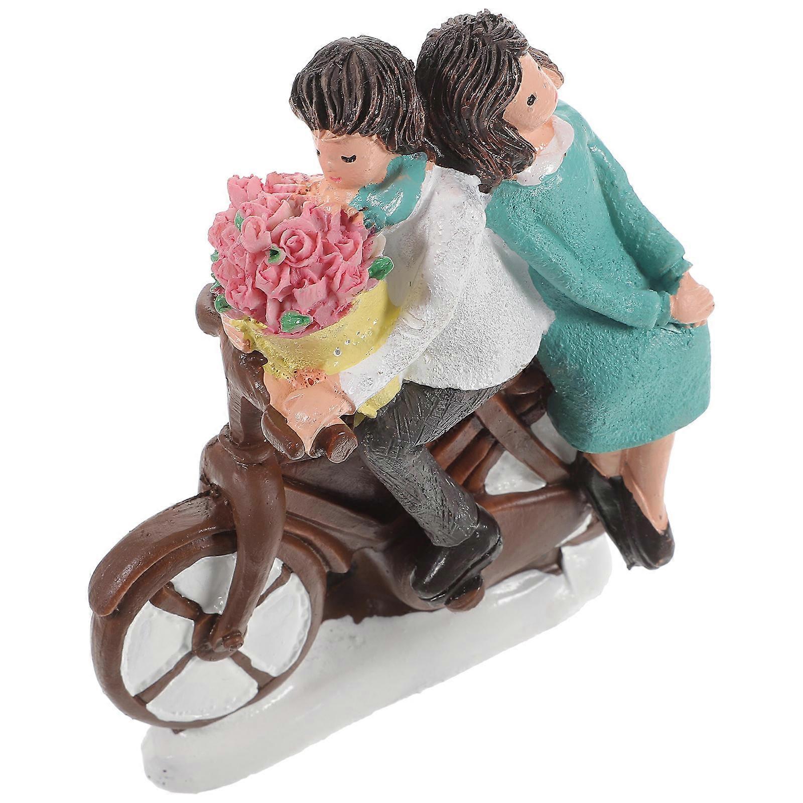 Couple Model Scenario Cake Adornment for 1Pcs Decoration