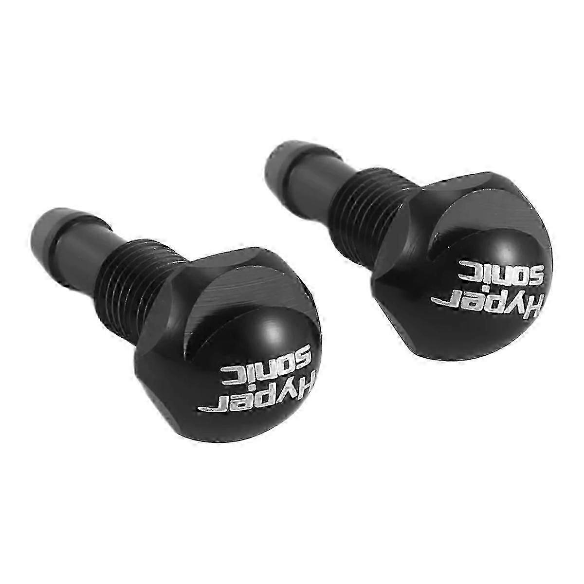HYPERSONIC 2Pcs Car Universal Windshield Wiper Washer Spray Nozzle