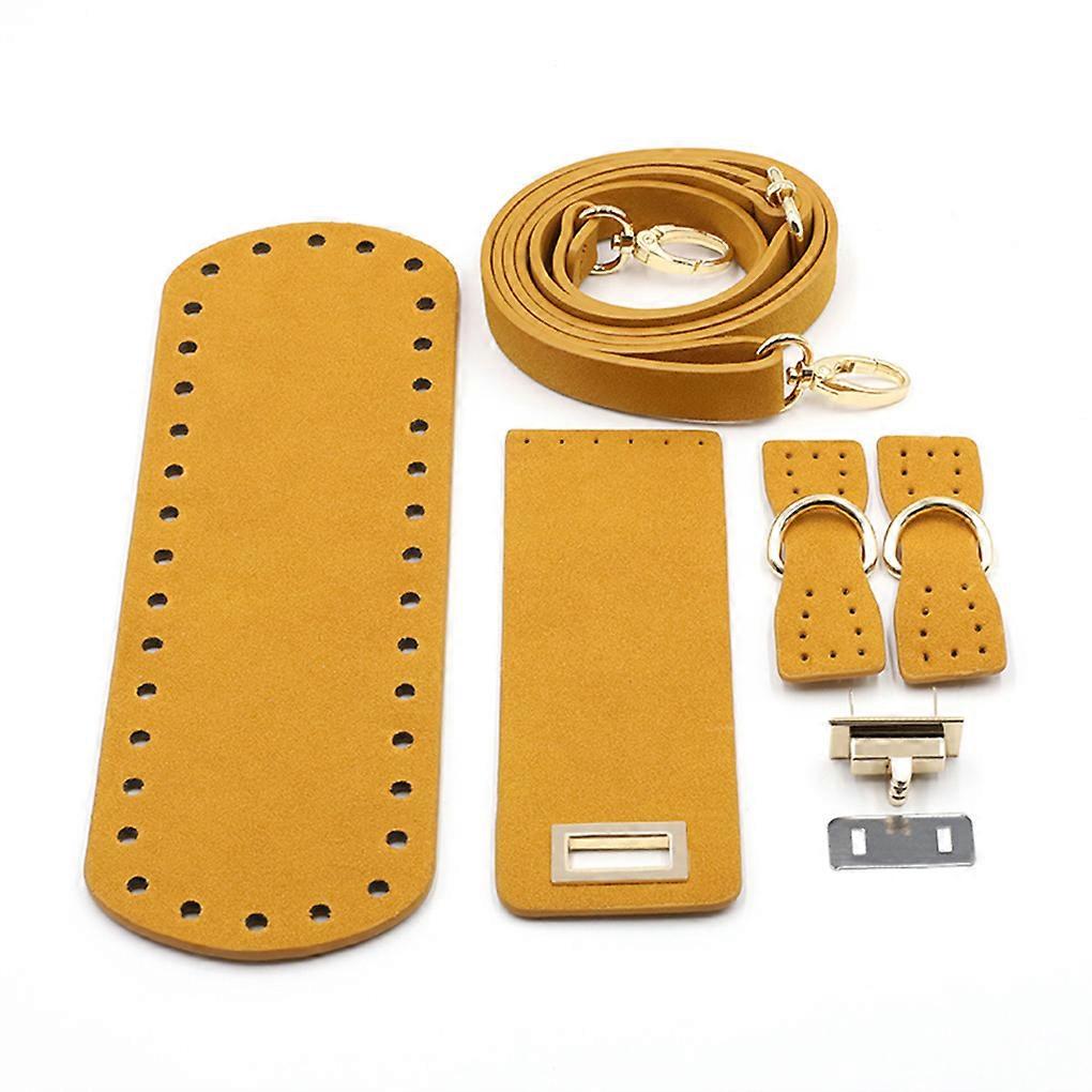 7 Pieces Purse Making Kit Shoulder Strap DIY Bag with Hardware Accessories