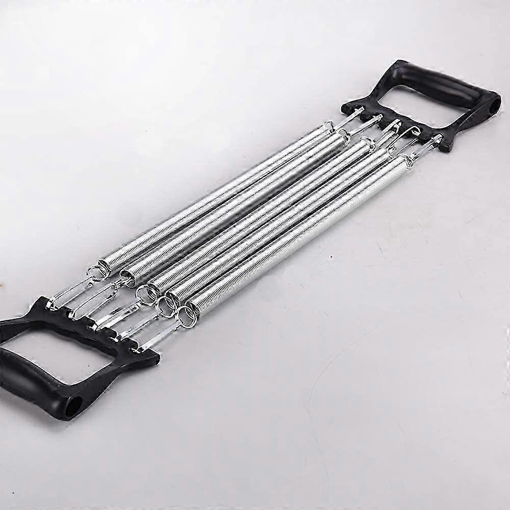 Adjustable Chest Expander with Removable Steel Springs, 5-Way Resistance Levels for Arm and Upper Body Workouts