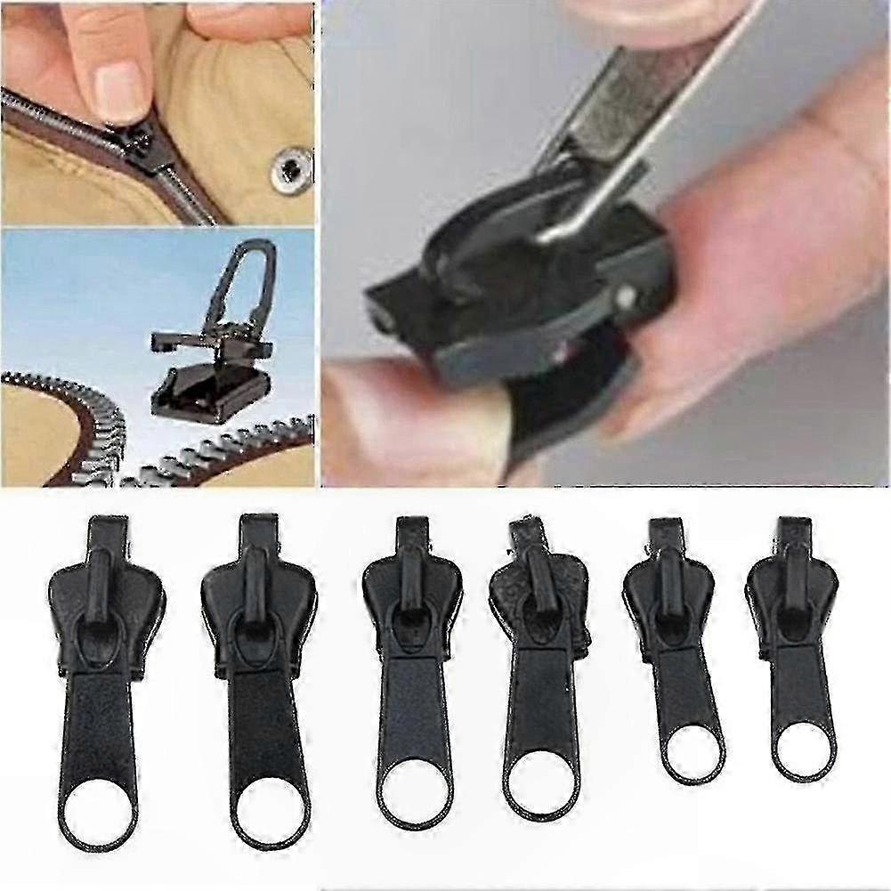 Universal Zipper Repair Kit - 6 Pack Instant Fix for Zippers