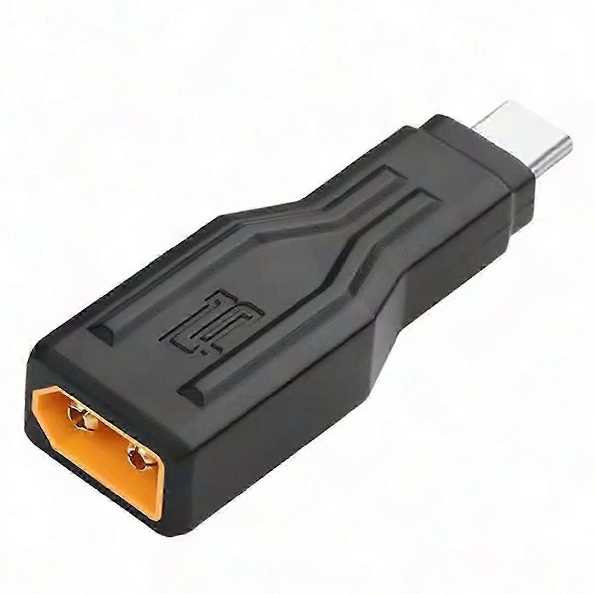 XT60 to USB-C Adapter 100W 20V Charging Cable for Laptop LED Robot Vacuum Energy Storage