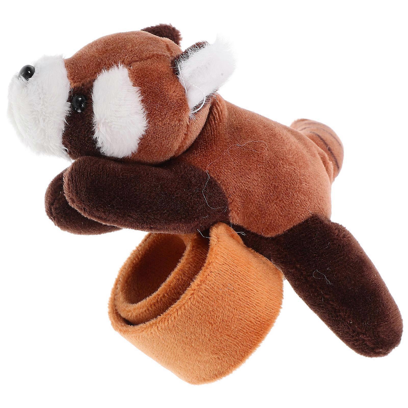 Brown Plush Patting Wrist Band for Decoration Little Raccoon