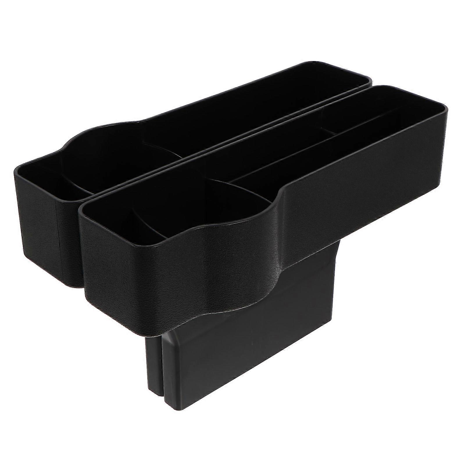 Car Seat Gap Container Multifunctional Leak-Proof Storage Box 2Pcs for Car