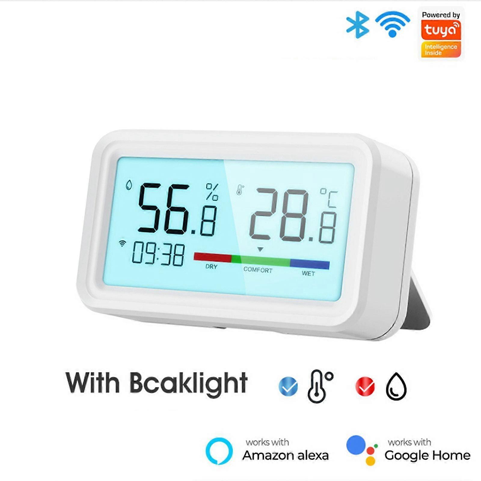 Tuya WiFi Temperature and Humidity Sensor Wireless Thermometer - A