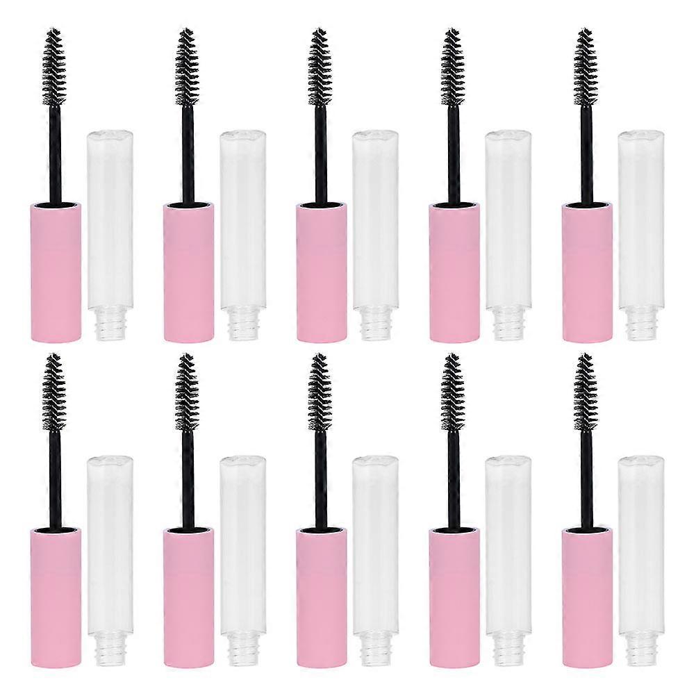 Empty Mascara Tube Plastic Bottles for Storage 15Pcs Pink Eyelash Tubes