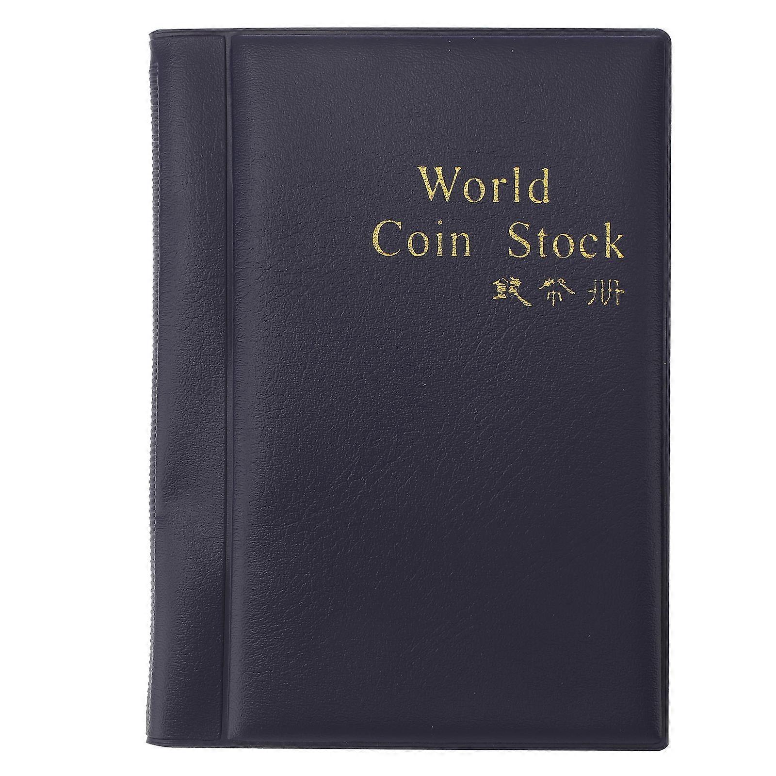 Coin Collecting Book Album for Collection 120 Pocket Holder Blue