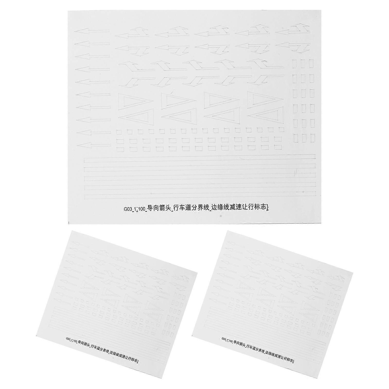 Children's Traffic Road Stickers DIY Creative Model Making 6 Sheets