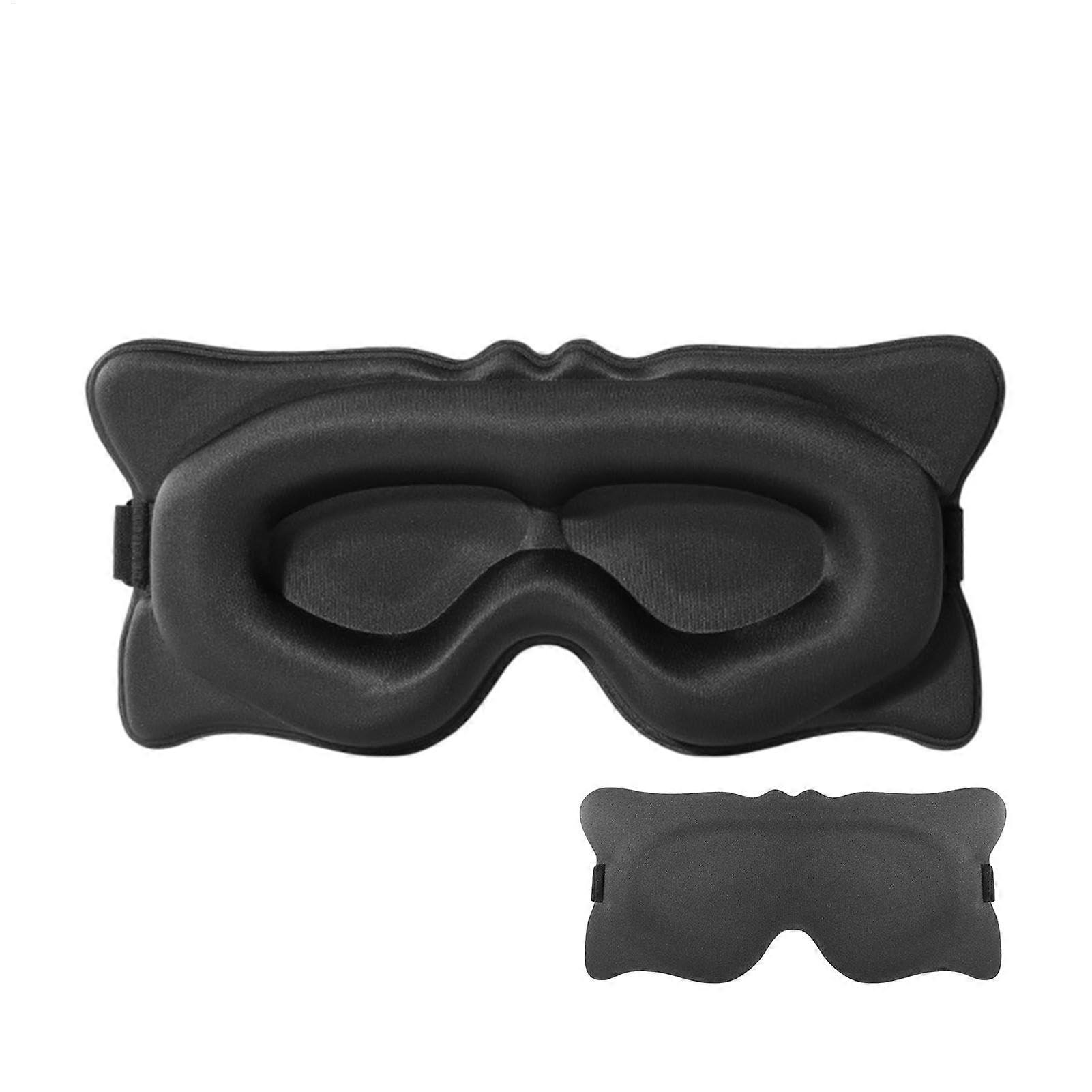 Sleep Mask 3D Contoured Cup, Blackout Eye Mask For Sleeping, BlindfoldStyle, Soft Comfort For Travel And Flight