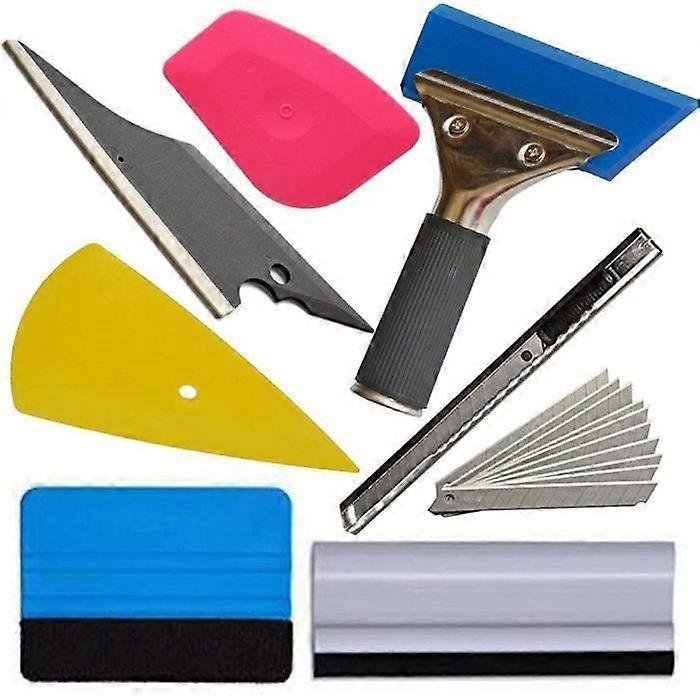 Car Window Film Wrapping Tools Kit Vinyl, Car Film Wrapping Tint Installing Tool: Squeegees, Scrapers