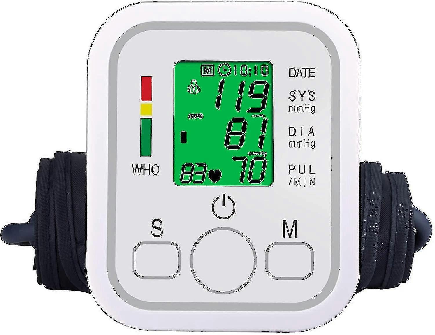2023-blood Pressure Monitor Upper Arm Accurate Digital Bp Machine For Home Use & Pulse Rate Det