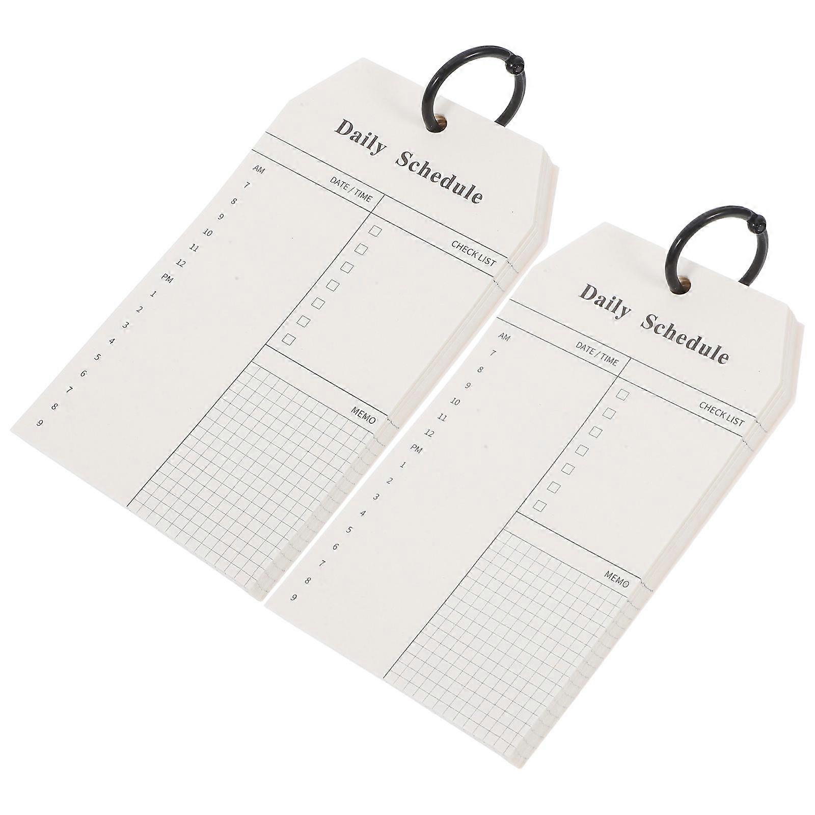 Portable Planner Notebook for Daily Task Management with 4Pcs Notepads