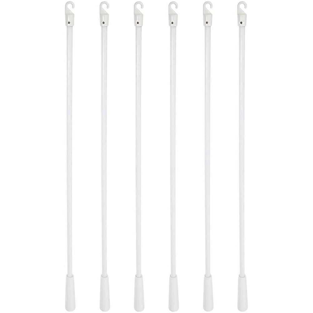 Blind Tilt Wand Replacement 12 Pcs Long Window Blind Sticks Ideal For Home Use Easy Installation White Color