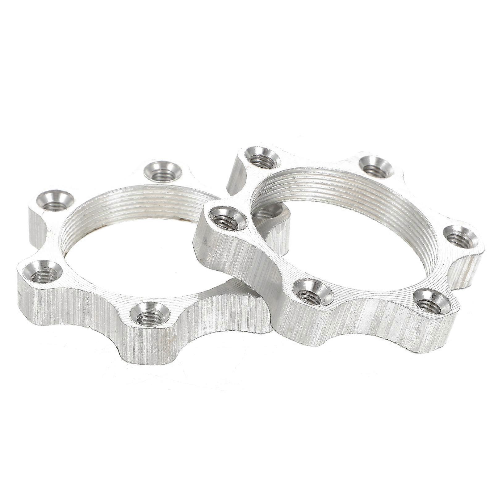Bike Hubs Disc Adapters with Threaded Fixation Function 2Pcs for Mountain Bikes