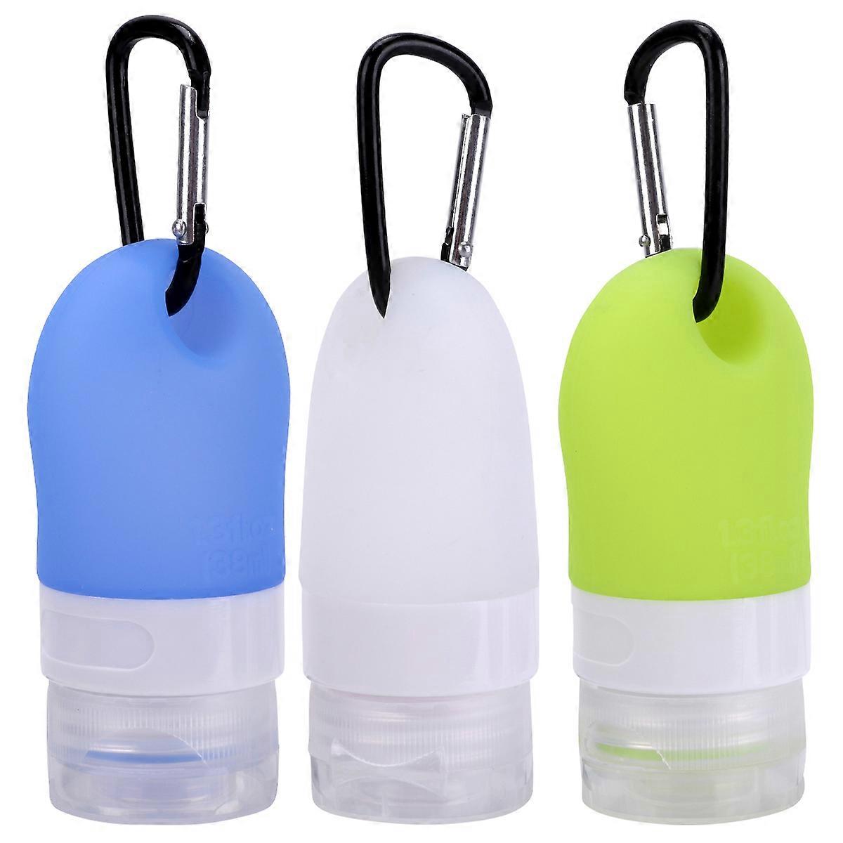 Silicagel 38ml Cosmetic Storage Bottles 12Pcs in 1 Bag Assorted Color