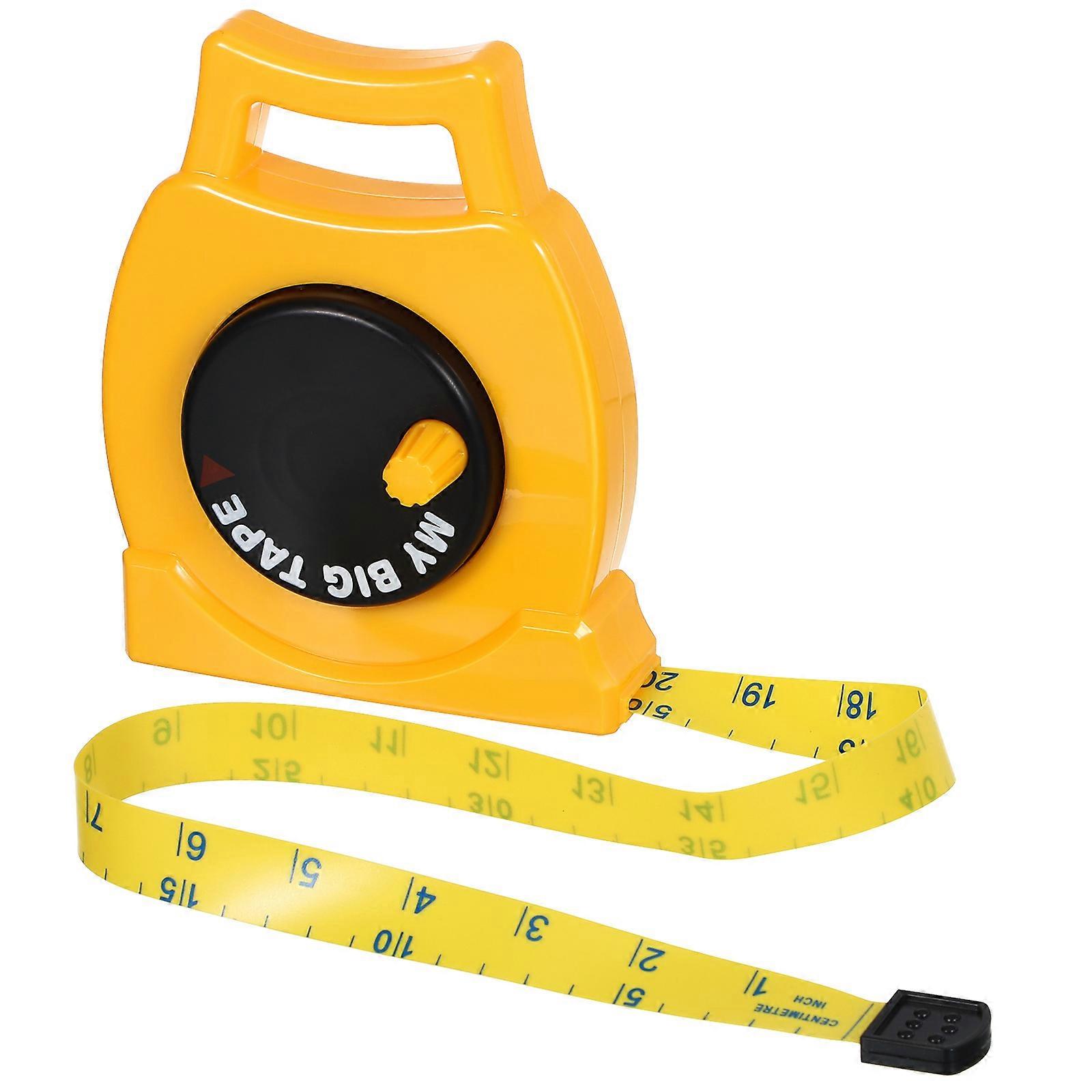 Learning Tapeline Tape Measure for Kids 6Pcs Durable Plastic Construction
