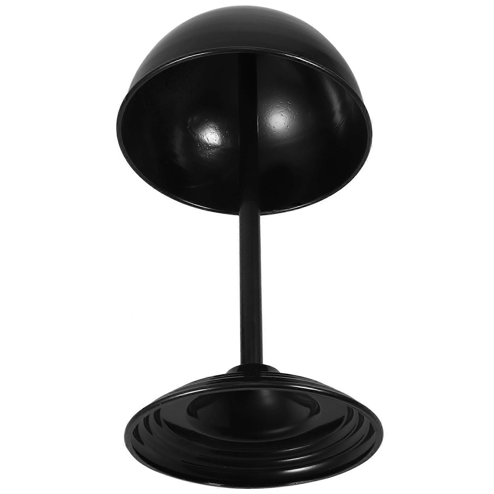 Hat Display Stand Metal Holder for Display 2Pcs Black Iron Tabletop Rack