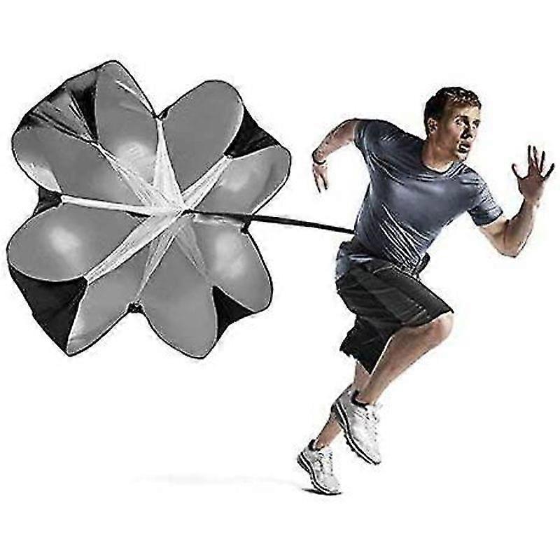 Minglan Running Speed Chute Resistance Parachute 56 Inch Running Umbrella For Runner, Football