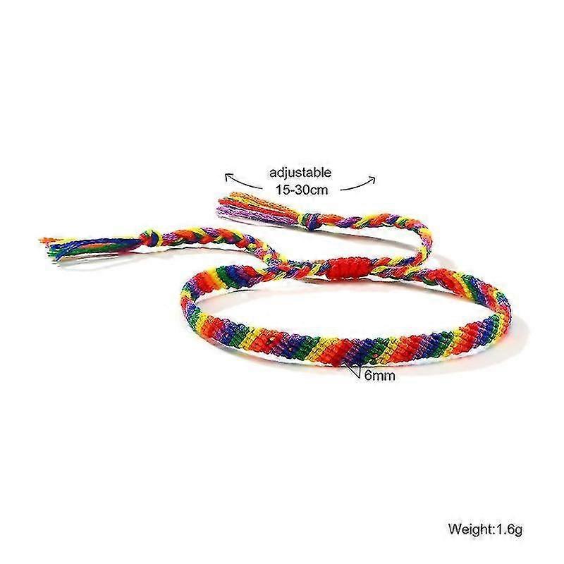 Bracelet arc-en-ciel LGBT (lot de 2) - Bijou lesbien et gay