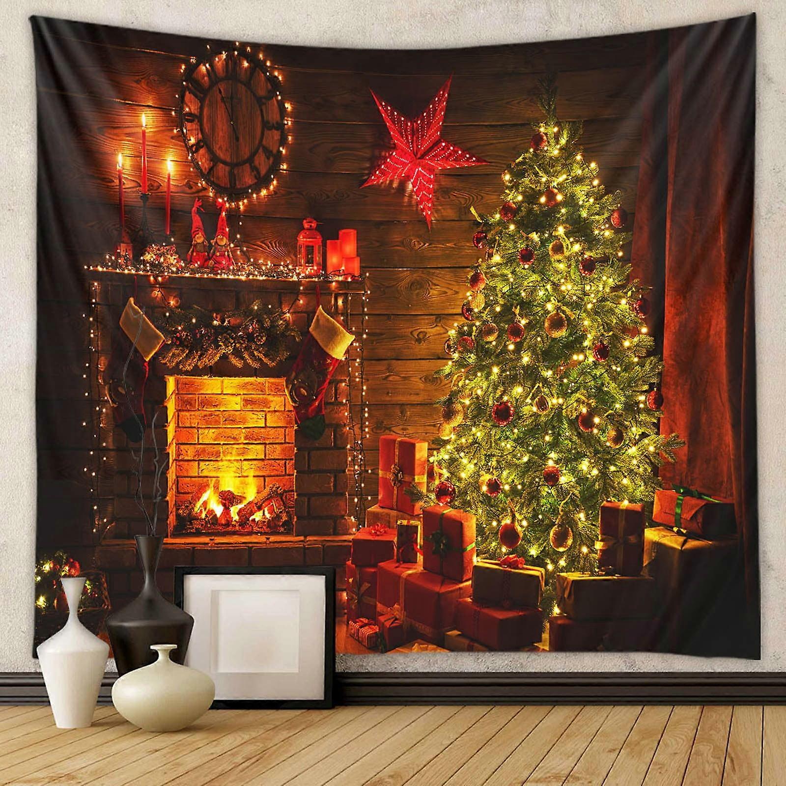 Accaprate Christmas Deer Thickened Blanket Office Nap Blanket Printed Warm Blanket Flannel Air Conditioning Sleeping Blanket