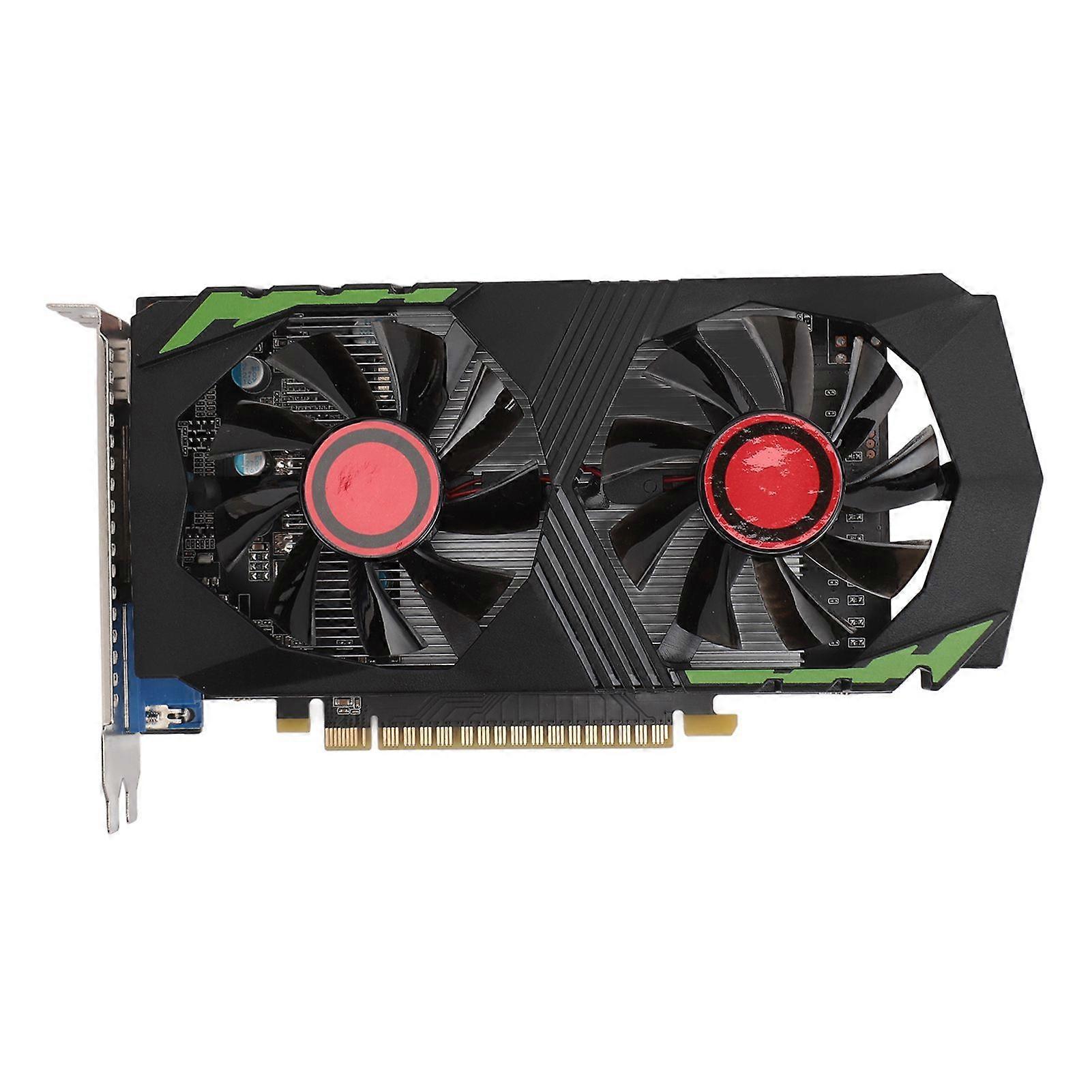 GTX750TI Carte graphique de jeu GDDR5 128 bits de 4 Go avec double ventilateurs Interface multimédia HD DVI Interface VGA Carte vidéo GPU