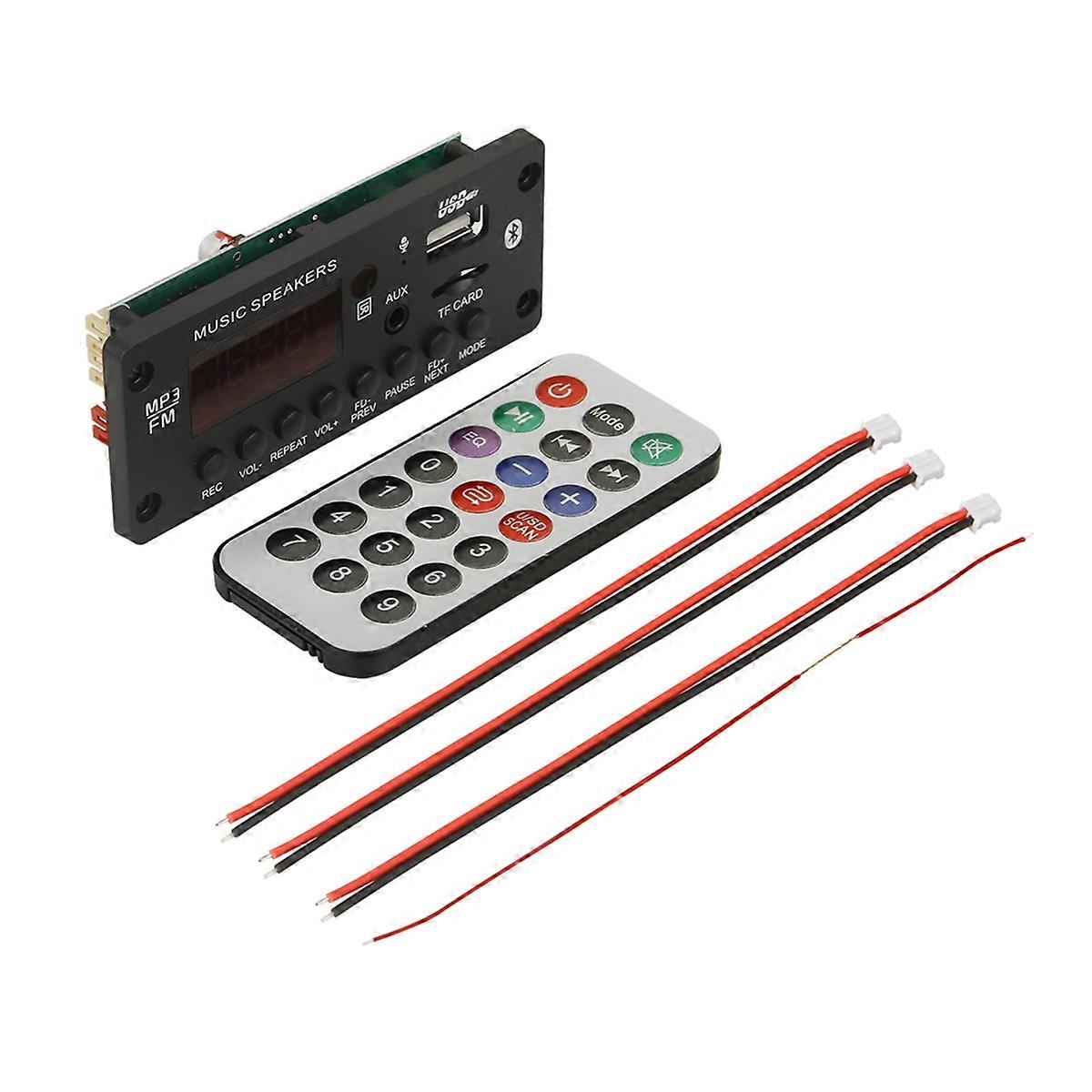 50W Amplifier 12V MP3 Decoder Board Bluetooth 5.0 25W Car MP3 Player