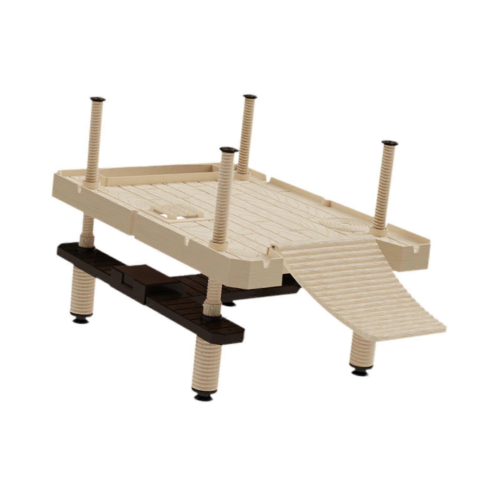 Turtle Basking Platform Aquarium Float Decoration for Frog Salamanders Newts