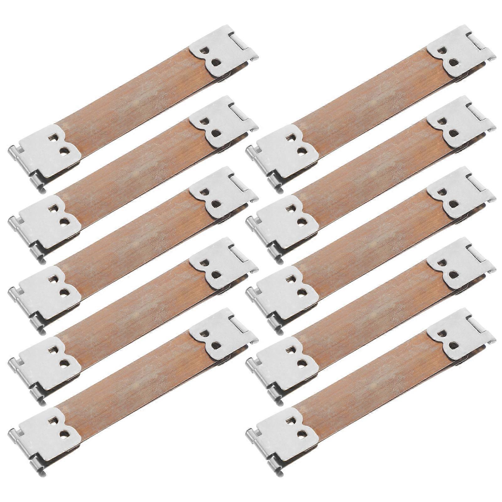 Handbag Hinges Spring Clip Metal Internal Flex Frame for Home Use 20Pcs