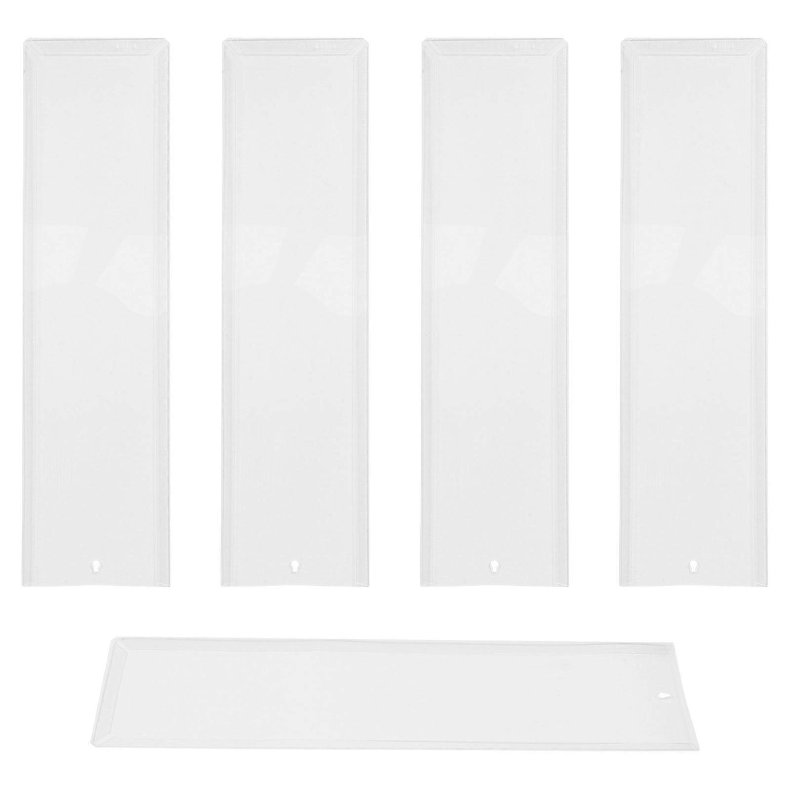 5Pcs Diecast Model Display Shelf Wall Mounted Organizer For Toy Cars With Protective Card Cases Ideal For Collectors In Modern Style