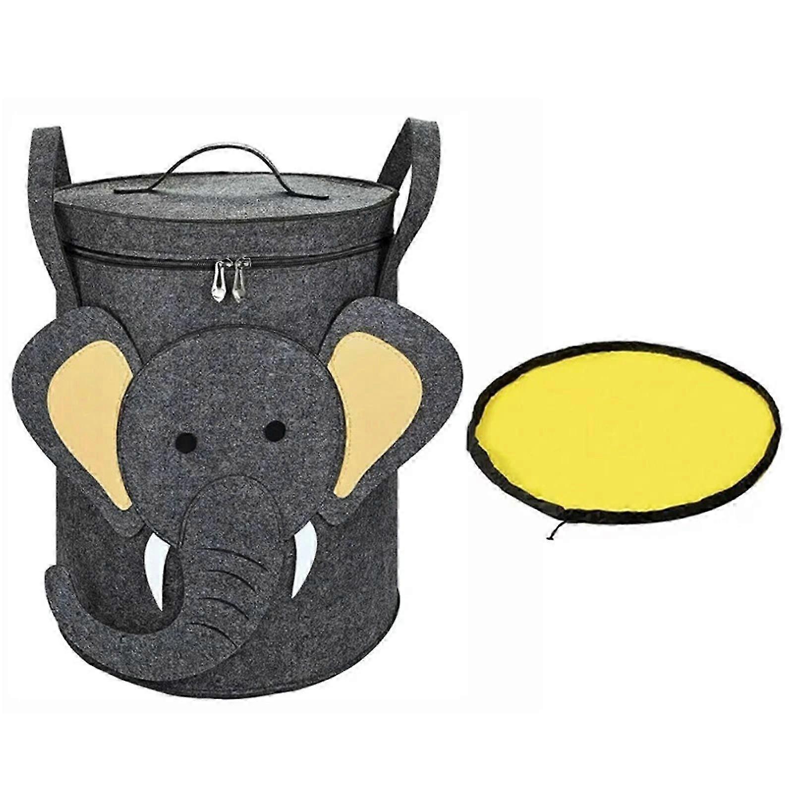 Large Toy Storage Box Organizer Bag For kids Playroom Storage Bin And Play Mat