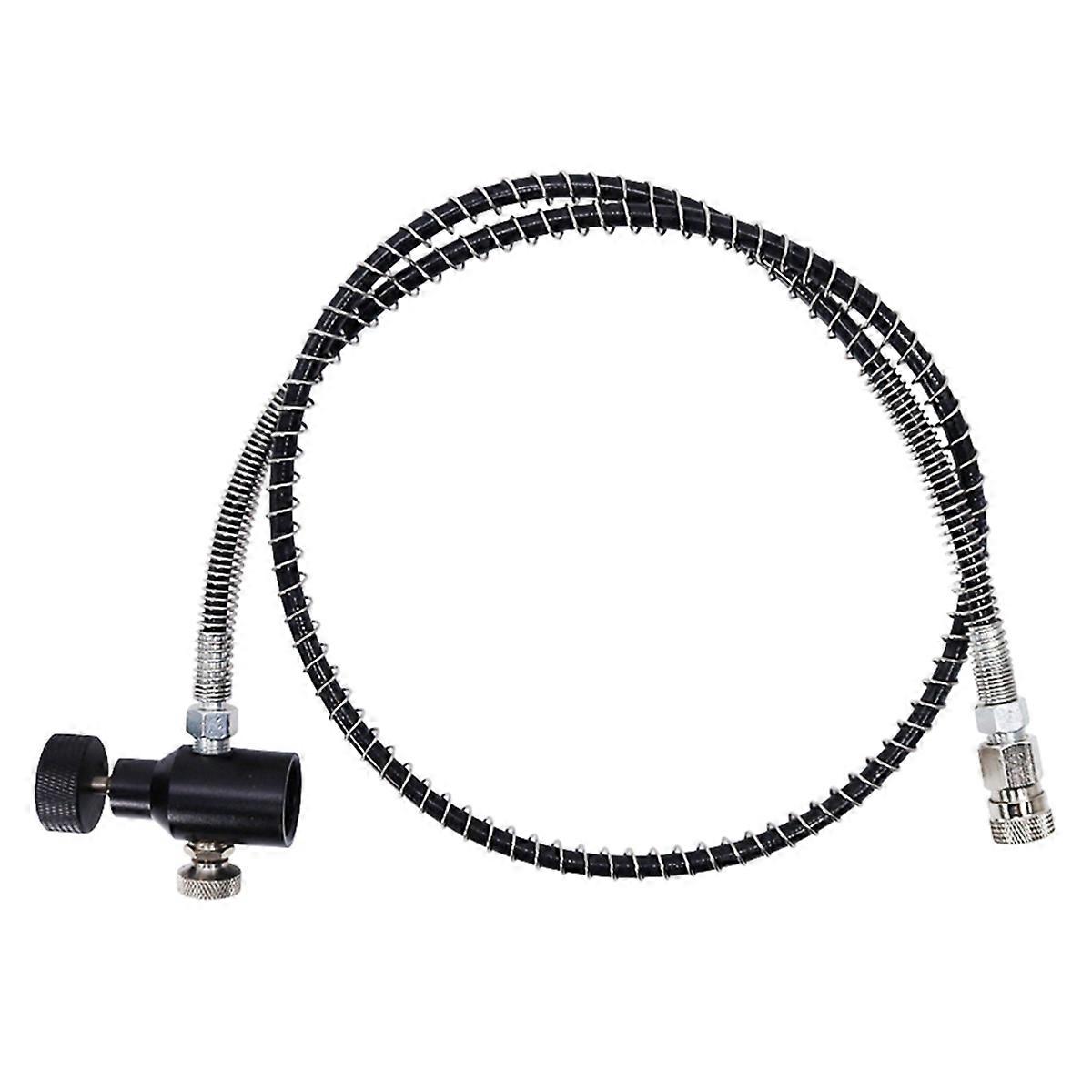 PCP Fill Station Adapter with 37Inch Hose Line for High Pressure AIR or CO2
