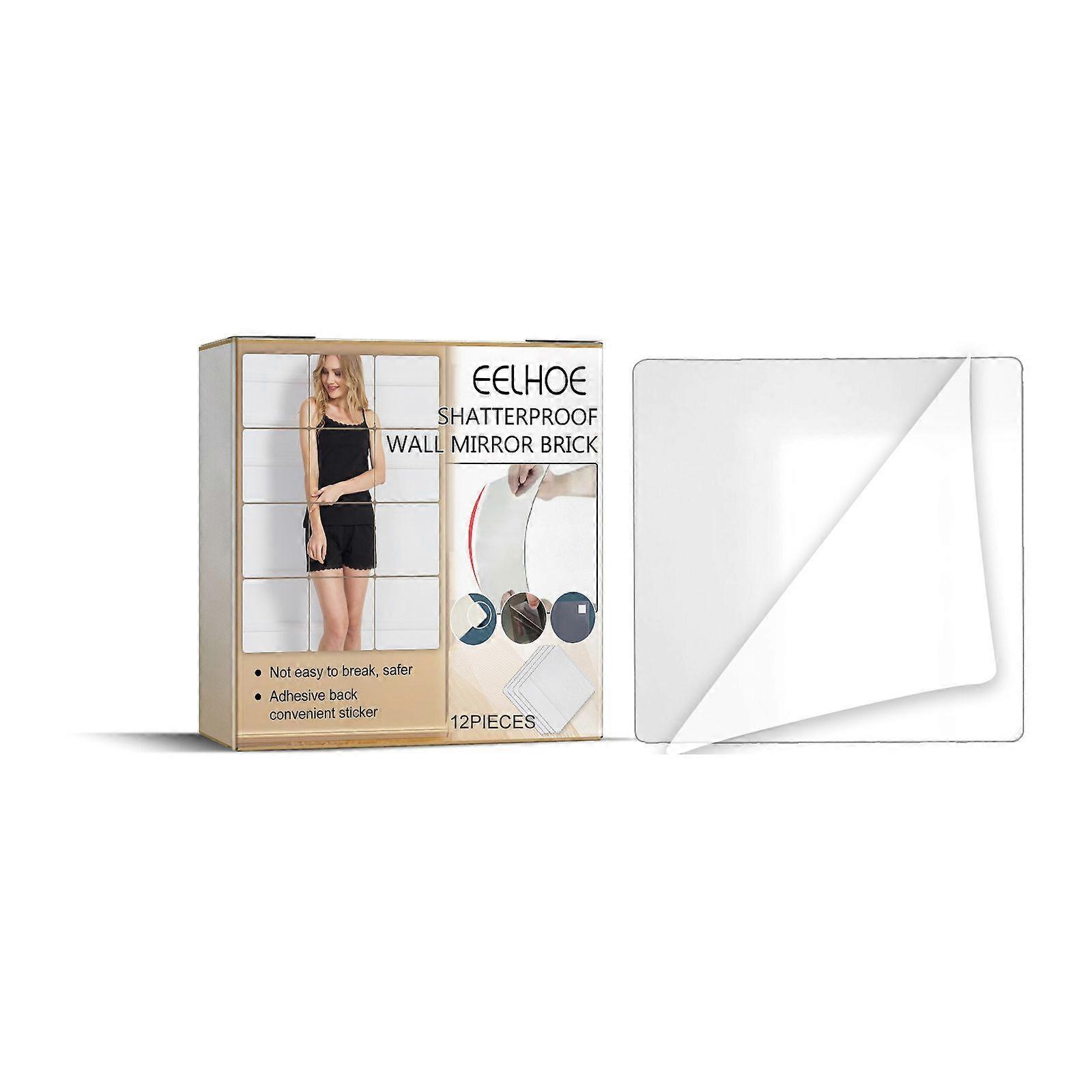 Eelhoe Shatterproof Wall Mirror Spliced Mirror Self-Adhesive Wall Sticker