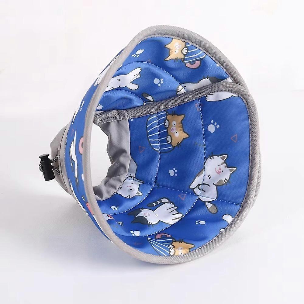 Adjustable Cat Recovery Collar Lightweight Anti Scratch Pet Cone Collar Anti-Bite Easy To Eat and Drink Elizabethan Collar