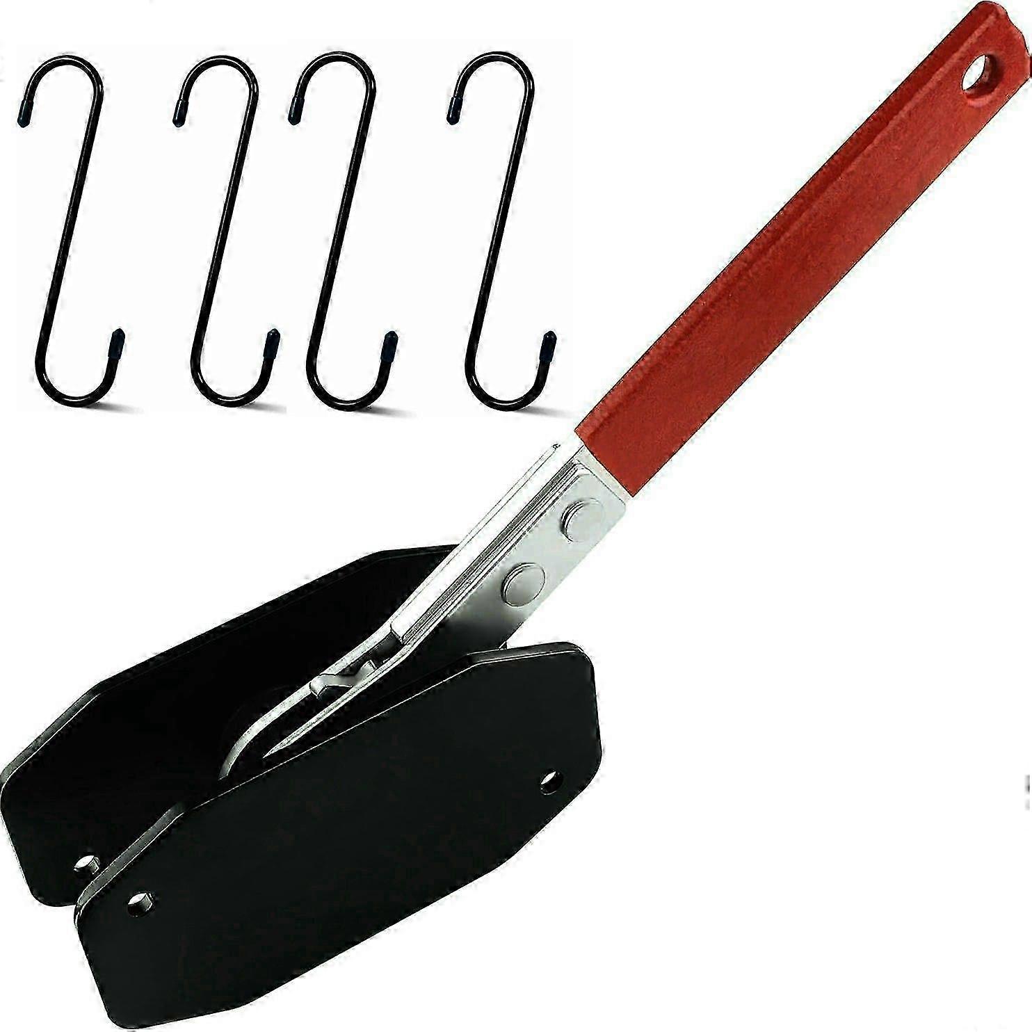 Brake Caliper Compression Tool with 4 Hanger Hooks, 360 Adjustable Piston Caliper Piston Compressor Tool for Pressing Pistons, Replacing Pads, Repairi