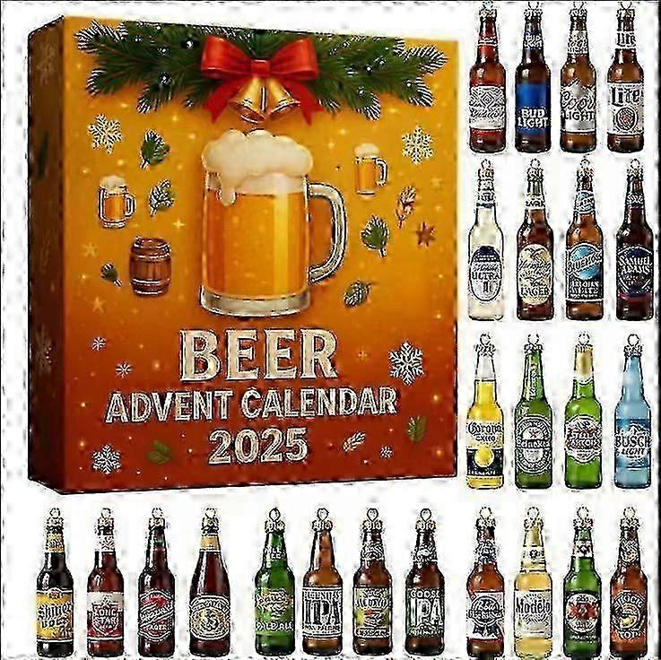 2025 Calendários do Advento de Natal Decoração Acrílico Estilo Completo