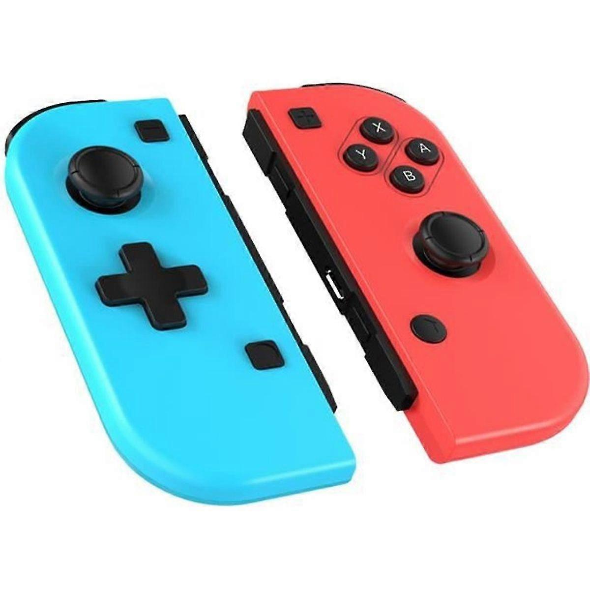 25-26 Switch Controller Compatible With Nintendo Switch ,bluetooth Switch Pro Controller, Blue And Red Bluetooth Gamepad