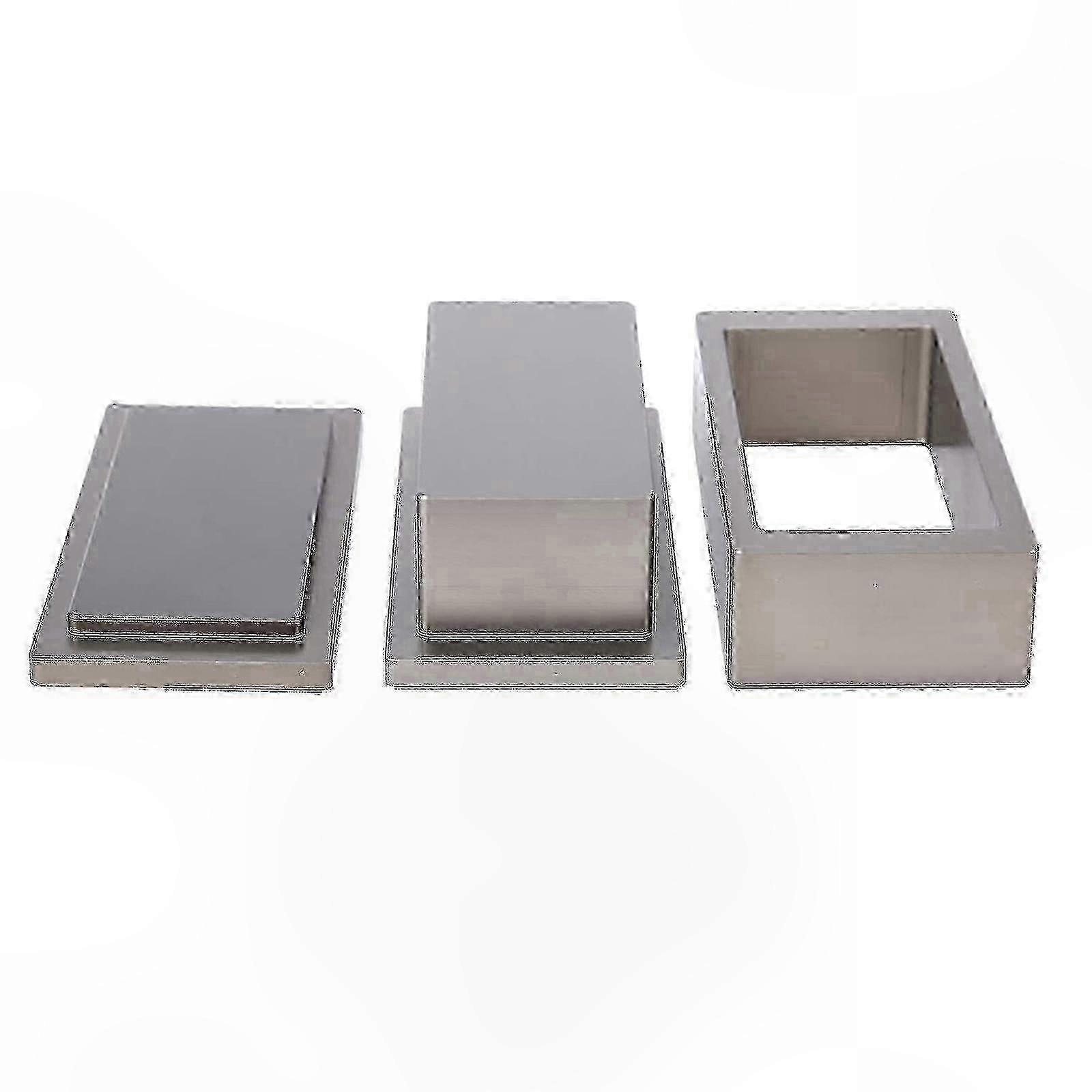 2x4 Inch Rectangular Anodized Pre-Press Mold for Rosin Extraction